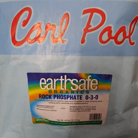 Carl Pool Earth Safe Organics Rock Phosphate