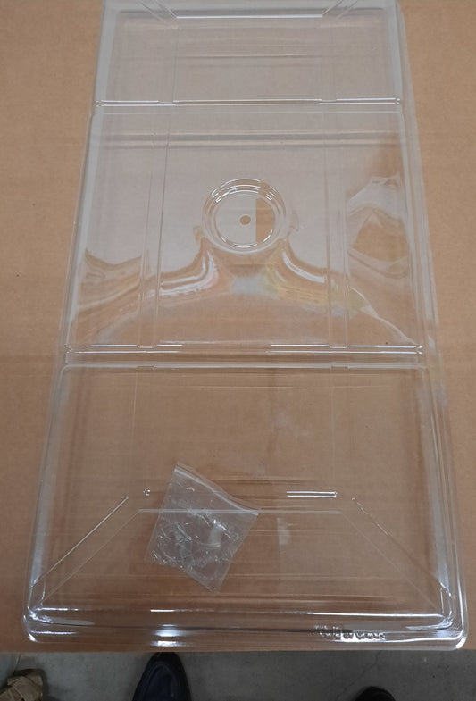 1020 Tray Humidity Dome - Clear - Vented - 10 Pack