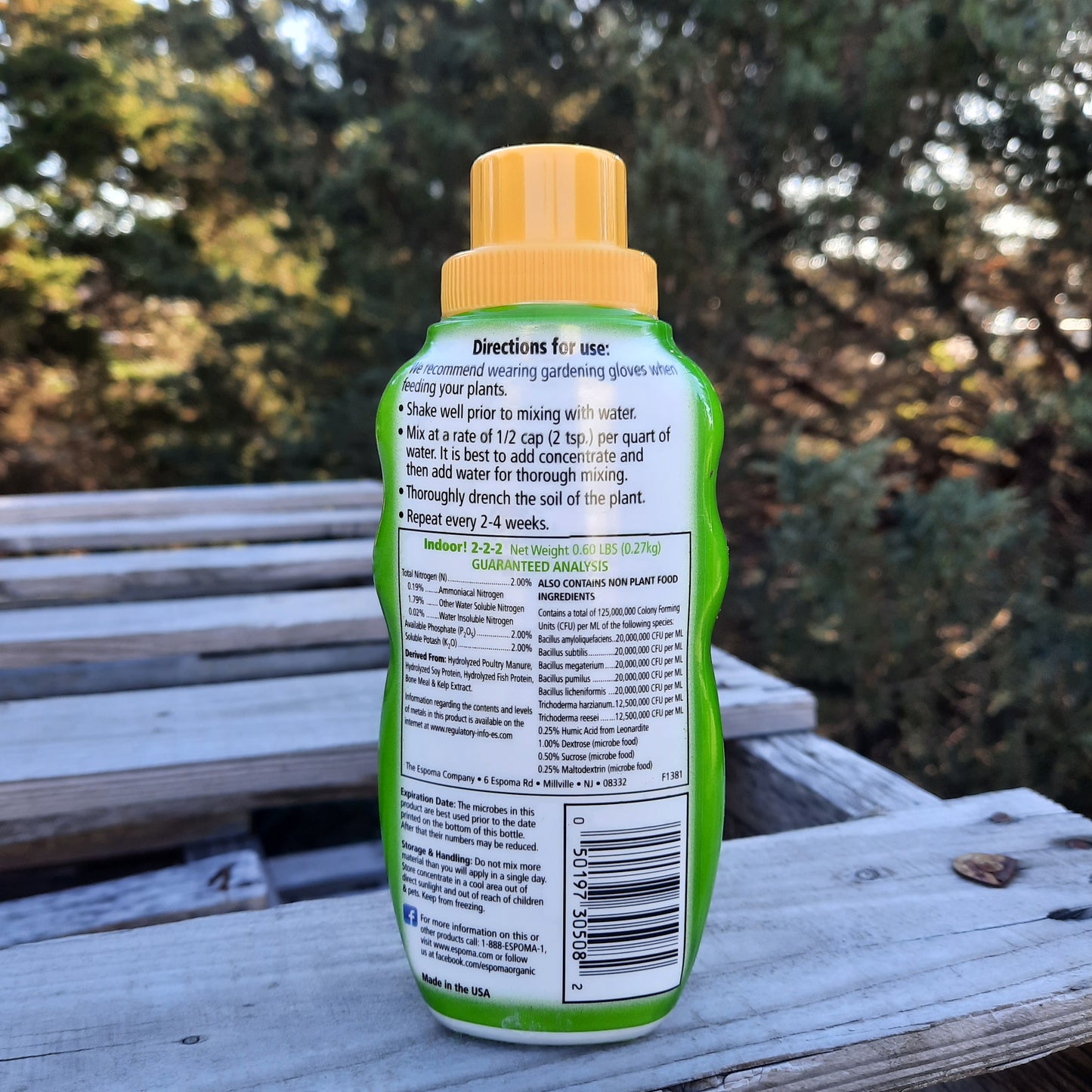 Espoma Indoor! Organic Houesplant Food - 8 Fluid Ounces