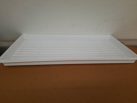 1020 Tray - White - Shallow - 10 Pack