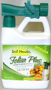 Soil Mender Foliar Plus Fertilizer - qt. RTS - Hose end sprayer