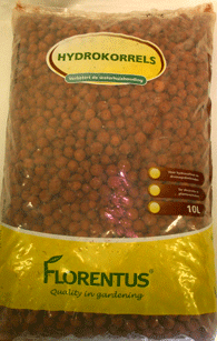 Florentus Hydrokorrels Expanded Clay Pellets - 10 liter bag