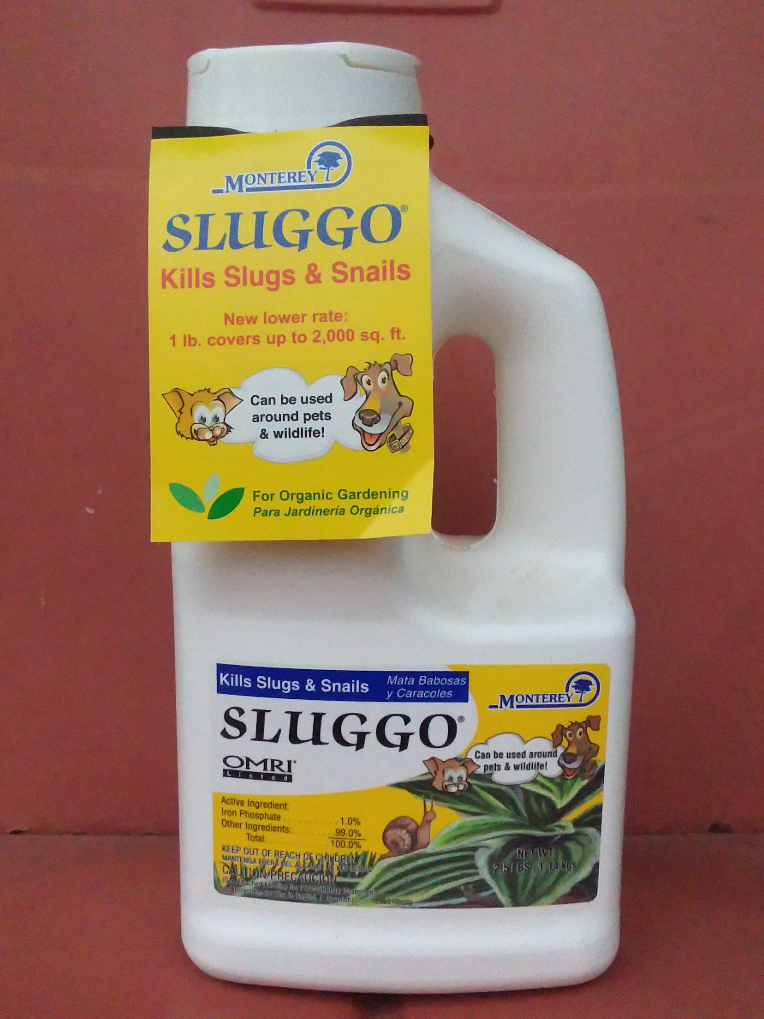Sluggo Label Sluggo Slug & Snail Bait - 2.5 lb. Despenser – Garden Variety Organics