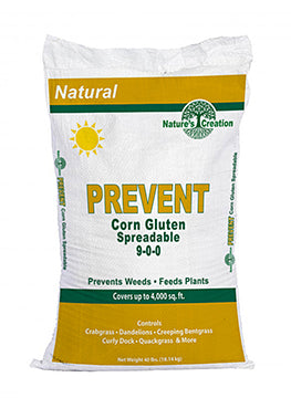 Nature's Creation Prevent Corn Gluten Meal - Spreadable (Granulated) - 40 lbs.